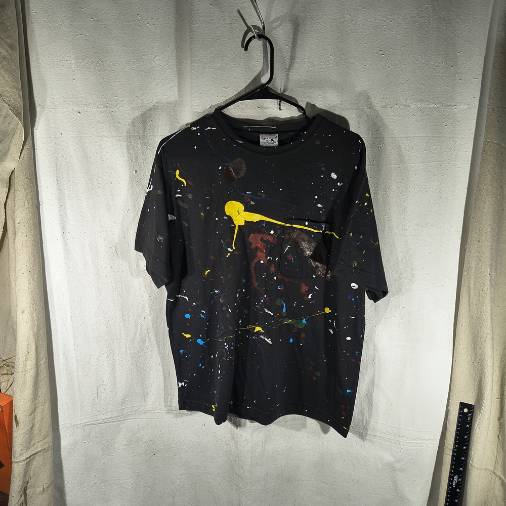 Timothy Designs Unisex Size XL Black T-Shirt W/ Unique Street Wear Art Design